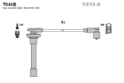 T846B Sada zapaľovacích káblov TESLA