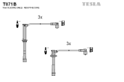 T871B Sada zapaľovacích káblov TESLA