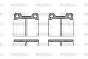P1033.00 Sada brzdových platničiek kotúčovej brzdy WOKING