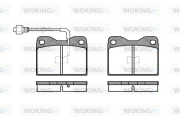 P1083.02 Sada brzdových platničiek kotúčovej brzdy WOKING