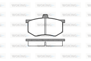 P1433.00 Sada brzdových platničiek kotúčovej brzdy WOKING