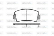 P1783.00 Sada brzdových platničiek kotúčovej brzdy WOKING