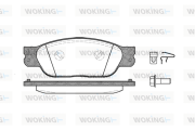 P6313.00 Sada brzdových platničiek kotúčovej brzdy WOKING