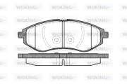 P8863.00 Sada brzdových platničiek kotúčovej brzdy WOKING