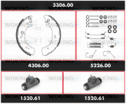 3306.00 Sada bŕzd, Bubnová brzda Precision Kit WOKING