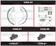 3306.02 Sada bŕzd, Bubnová brzda Precision Kit WOKING