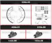 3306.03 Sada bŕzd, Bubnová brzda Precision Kit WOKING