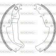 Z4010.00 Brzdové čeľuste WOKING