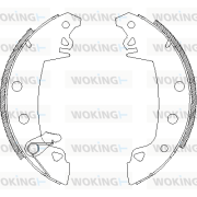 Z4017.06 Brzdové čeľuste WOKING