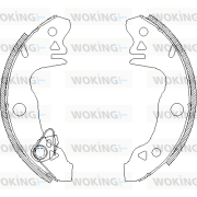 Z4044.00 Brzdové čeľuste WOKING