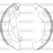 Z4059.00 Brzdové čeľuste WOKING