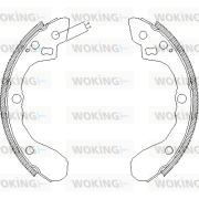 Z4060.00 Brzdové čeľuste WOKING