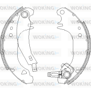 Z4075.01 Brzdové čeľuste WOKING