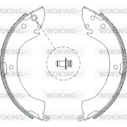 Z4079.00 Brzdové čeľuste WOKING