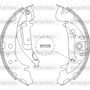 Z4089.01 Brzdové čeľuste WOKING