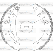 Z4113.00 Brzdové čeľuste WOKING