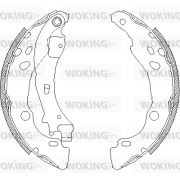 Z4152.01 Brzdové čeľuste WOKING