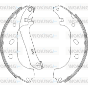 Z4170.00 Brzdové čeľuste WOKING