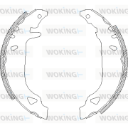 Z4179.00 Brzdové čeľuste WOKING