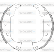 Z4180.00 Brzdové čeľuste WOKING