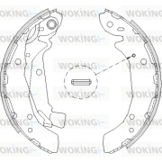 Z4197.00 Brzdové čeľuste WOKING