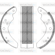 Z4214.00 Brzdové čeľuste WOKING