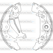 Z4219.00 Brzdové čeľuste WOKING