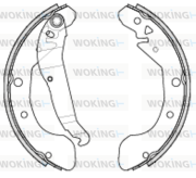 Z4231.00 Brzdové čeľuste WOKING