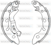 Z4249.00 Brzdové čeľuste WOKING