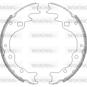 Z4365.00 Brzdové čeľuste WOKING