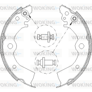 Z4393.00 Brzdové čeľuste WOKING