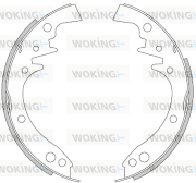 Z4411.00 Brzdové čeľuste WOKING