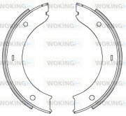 Z4449.00 Sada brzd. čeľustí parkov. brzdy WOKING