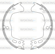 Z4494.01 Sada brzd. čeľustí parkov. brzdy WOKING