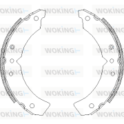 Z4622.00 Brzdové čeľuste WOKING