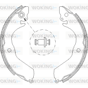 Z4647.00 Brzdové čeľuste WOKING