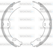 Z4708.01 Sada brzd. čeľustí parkov. brzdy WOKING