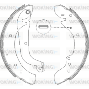 Z4718.01 Brzdové čeľuste WOKING