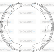 Z4751.00 Sada brzd. čeľustí parkov. brzdy WOKING