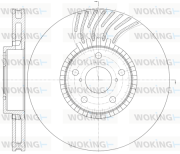 D61179.11 Brzdový kotúč WOKING