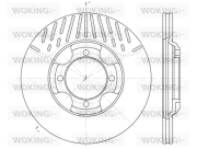 D6381.10 Brzdový kotúč WOKING