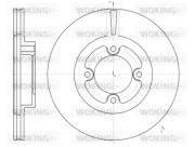 D6406.10 Brzdový kotúč WOKING
