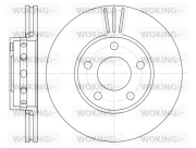 D6463.10 Brzdový kotúč WOKING