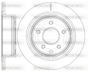 D6998.10 Brzdový kotúč WOKING