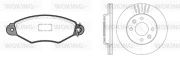 87433.01 Sada bŕzd, Kotúčová brzda WOKING