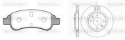 89403.02 Sada bŕzd, Kotúčová brzda WOKING
