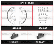 SPK 3135.00 Sada bŕzd, Bubnová brzda Super Precision Kit WOKING