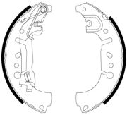 Z4446.00 Brzdové čeľuste WOKING