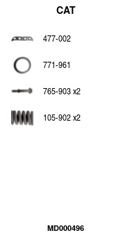 MD000496 Katalyzátor na zbernom potrubí FA1