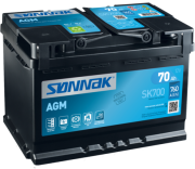 SK700 żtartovacia batéria SONNAK AGM SONNAK